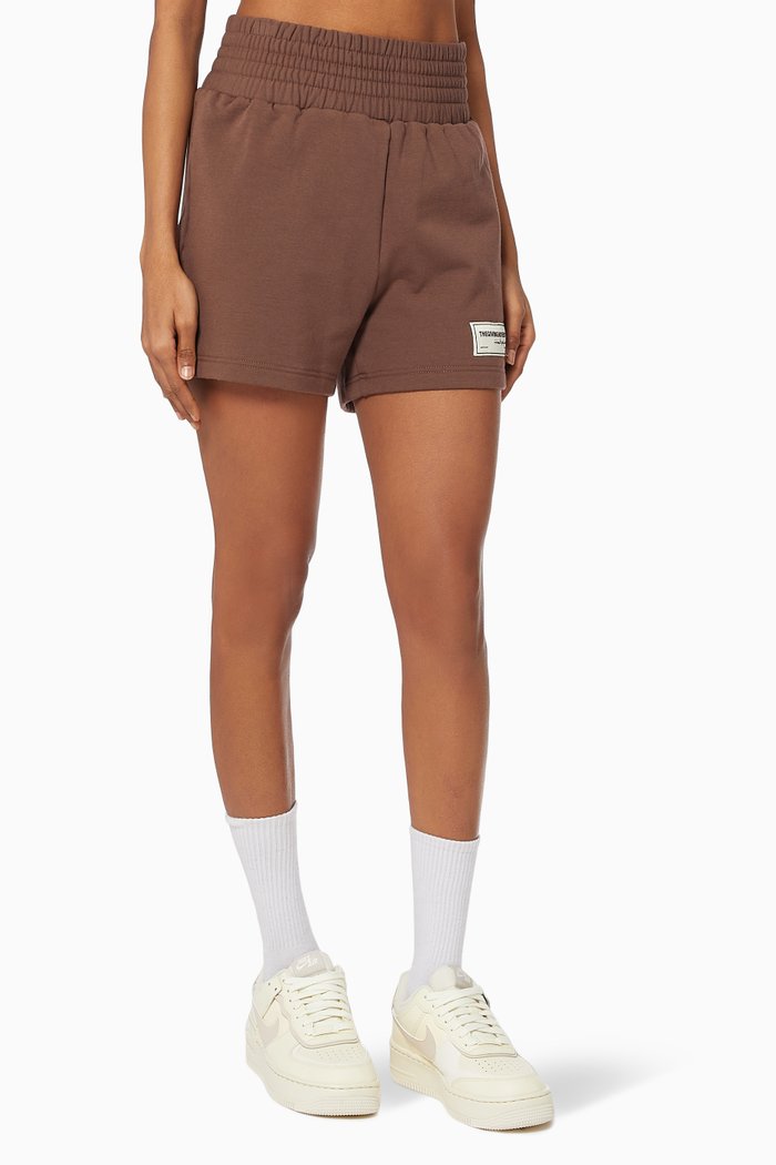 

Organic Bamboo Boxer Lounge Shorts, Brown