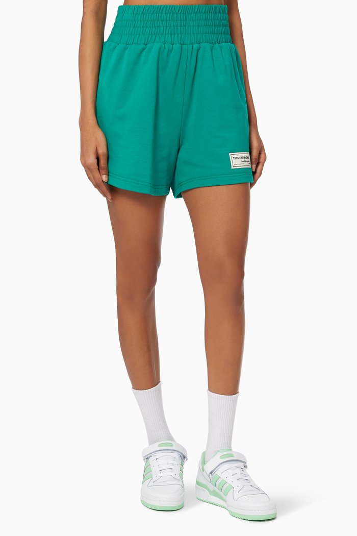 

Organic Bamboo Boxer Lounge Shorts, Green