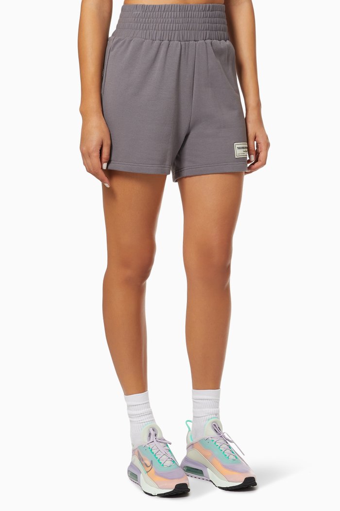 

Organic Bamboo Boxer Lounge Shorts, Grey