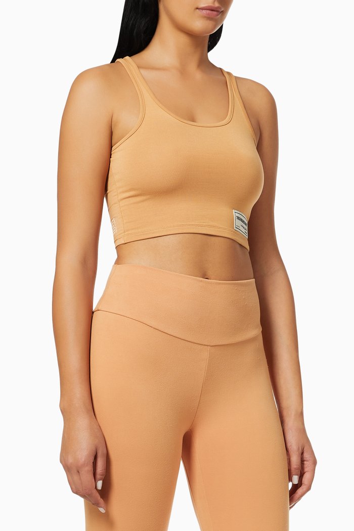 

Lightweight Organic Bamboo Scoop Neck Tank Top, Neutral