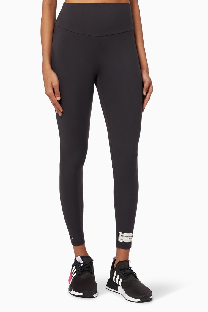 

Softskin Recycled Mid-rise Leggings 24", Black