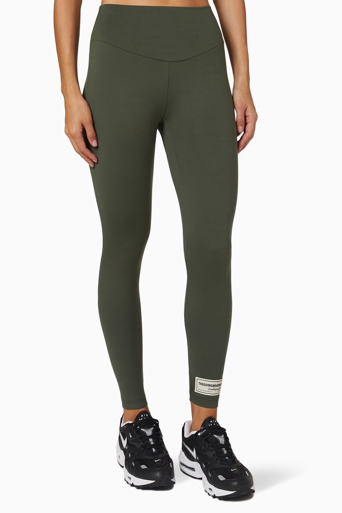 

Softskin Recycled Mid-rise Leggings 24", Green