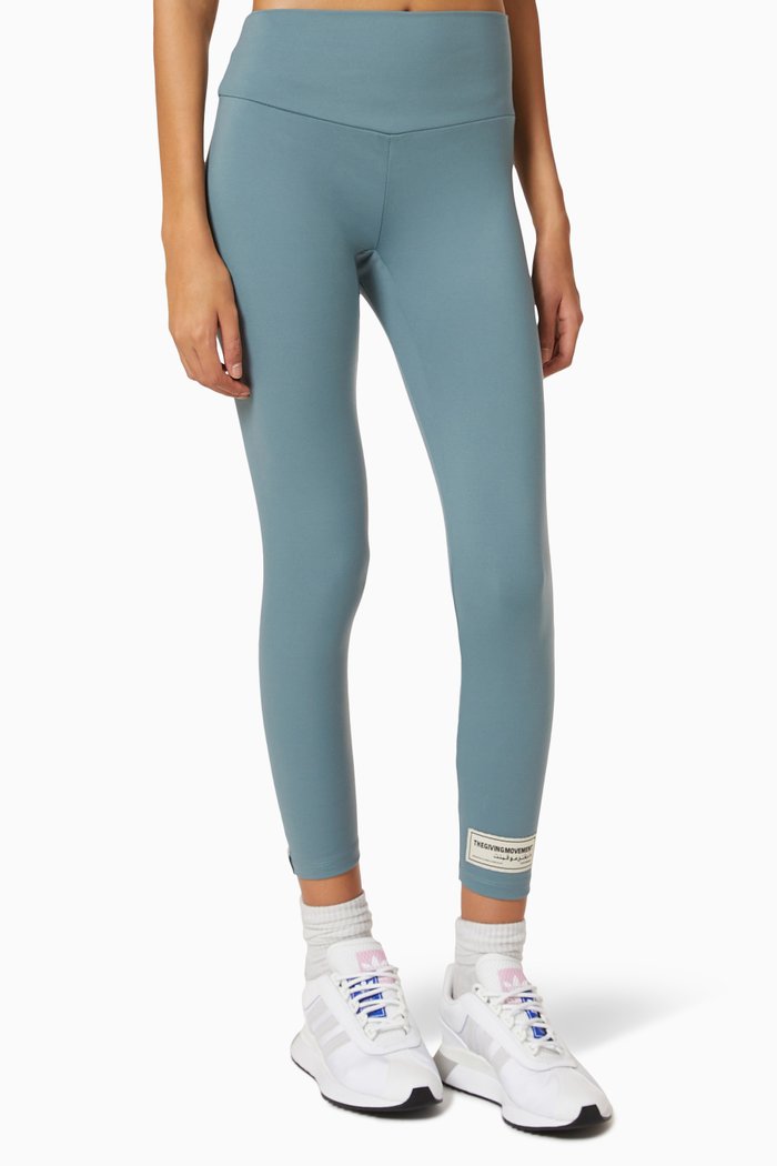 

Softskin Recycled Mid-rise Leggings 24", Blue