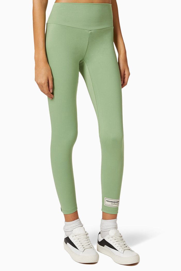 

Softskin Recycled Mid-rise Leggings 24", Green