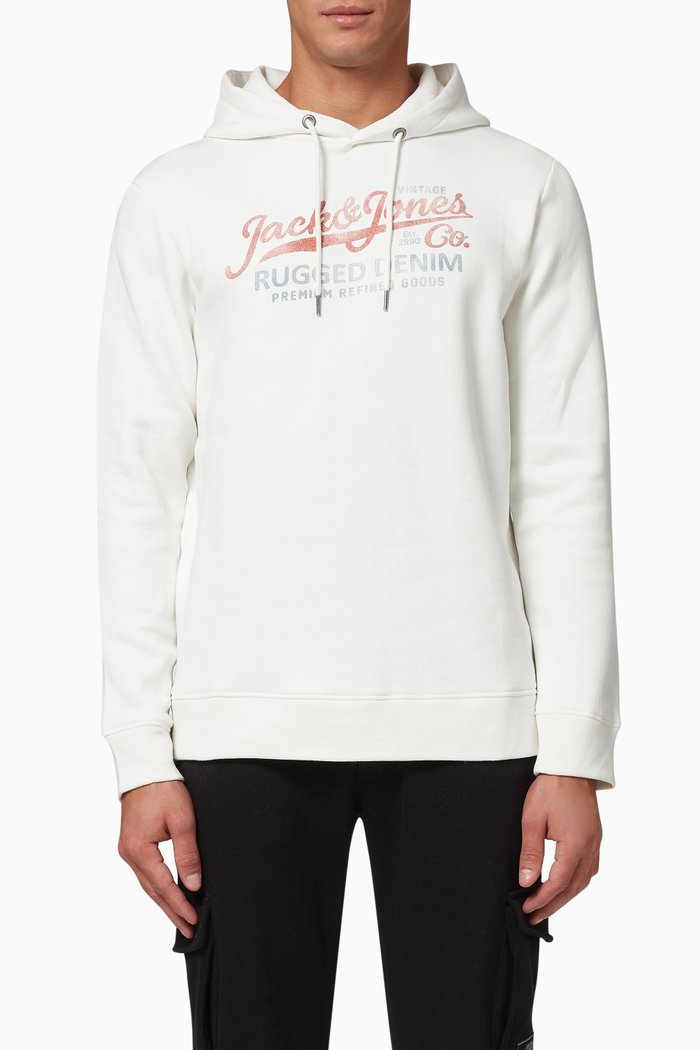 

Blubooster Sweat Hoodie in Cotton, Neutral