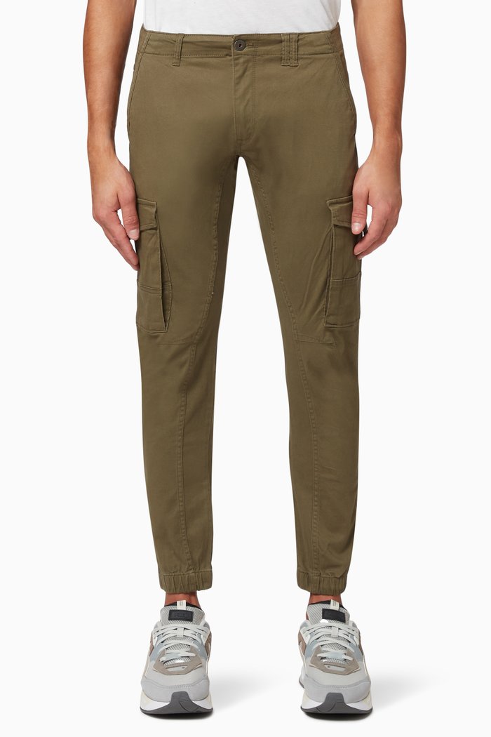 

Paul Flake AKM 542 Cargo Pants in Twill, Green