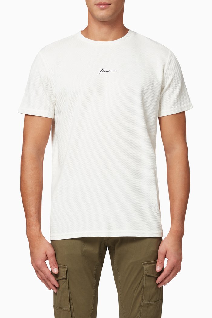 

Blafranco T-shirt in Cotton Mesh, Neutral