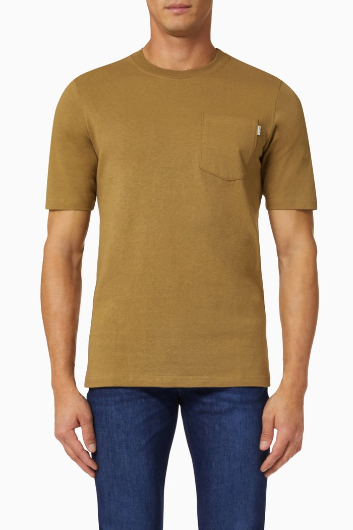 

T-shirt in Cotton Jersey, Green