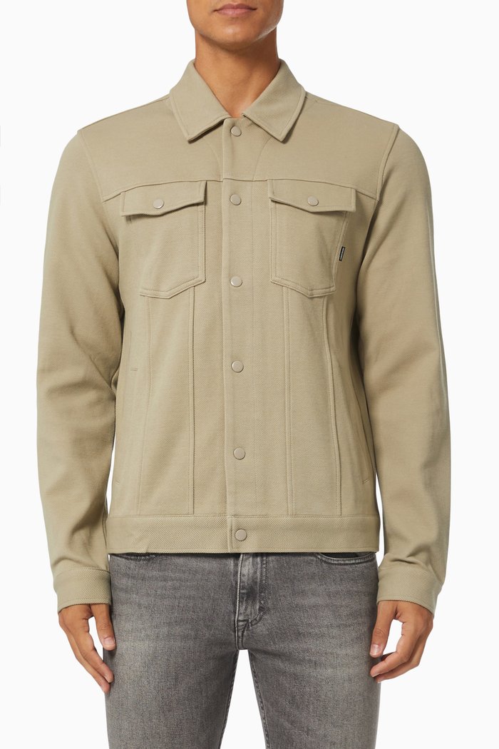 

Blawill Sweat Trucker Jacket, Neutral