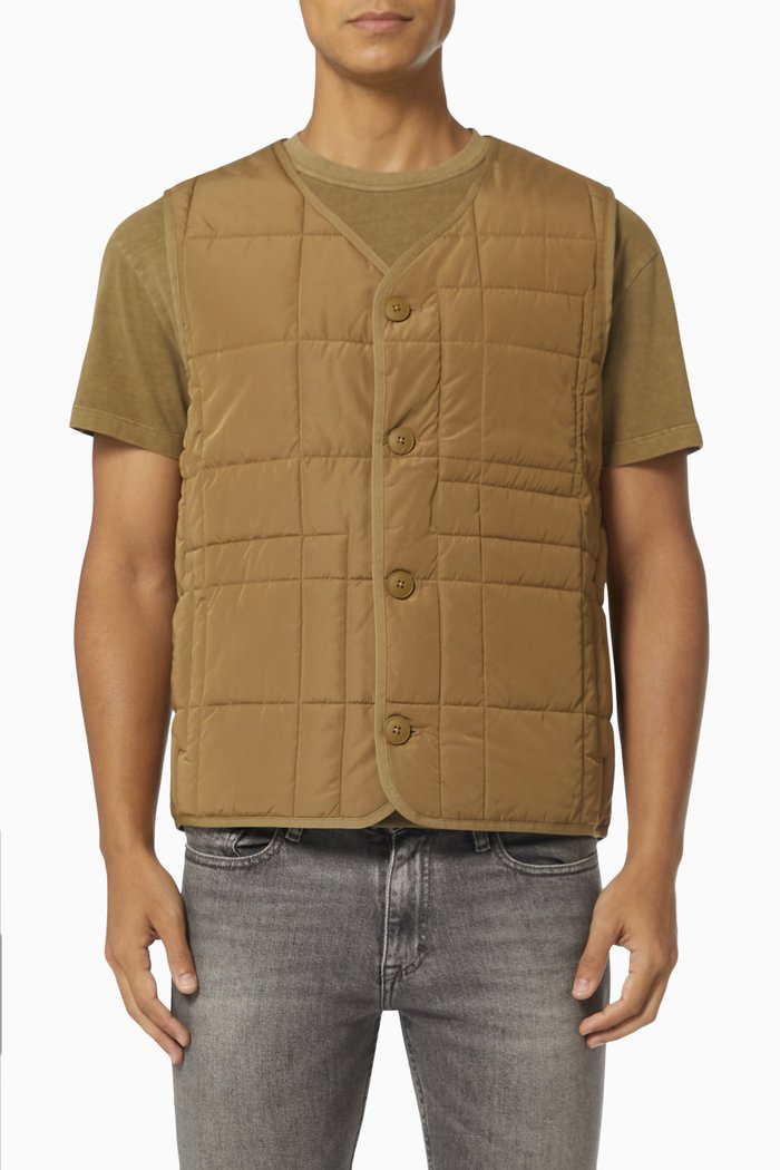 Blarocco Quilted Vest, Green
