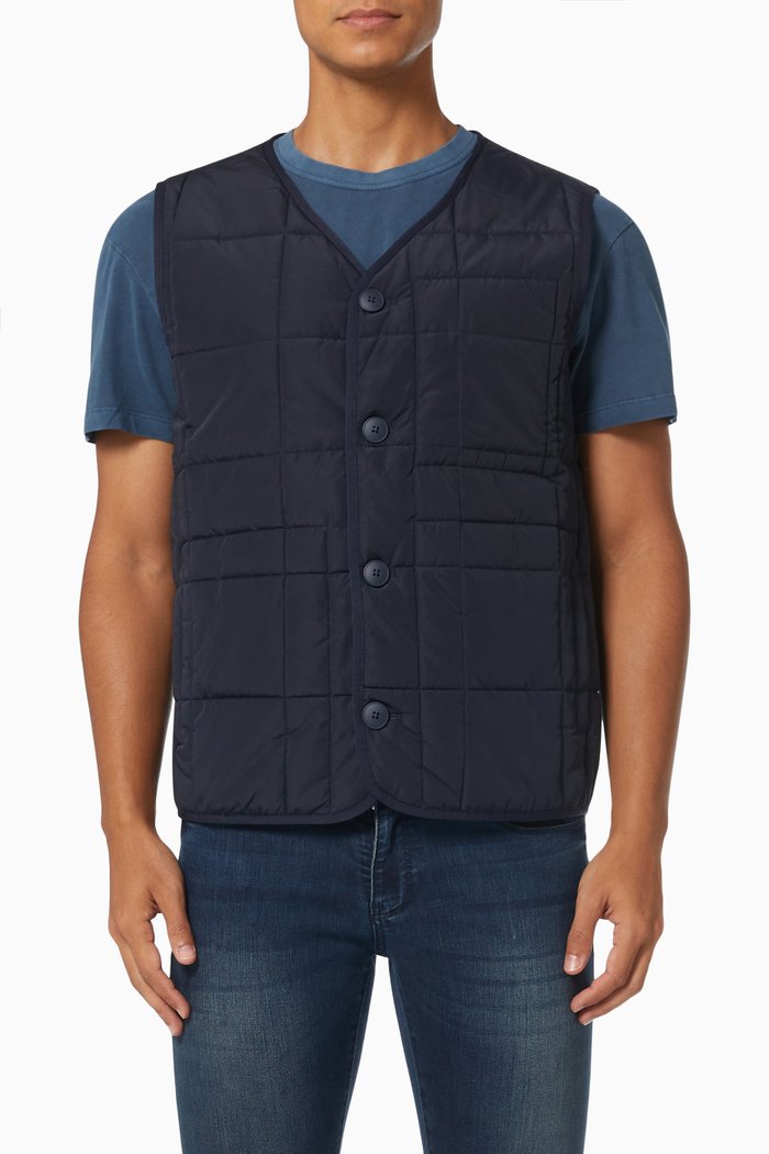 

Blarocco Quilted Vest, Blue