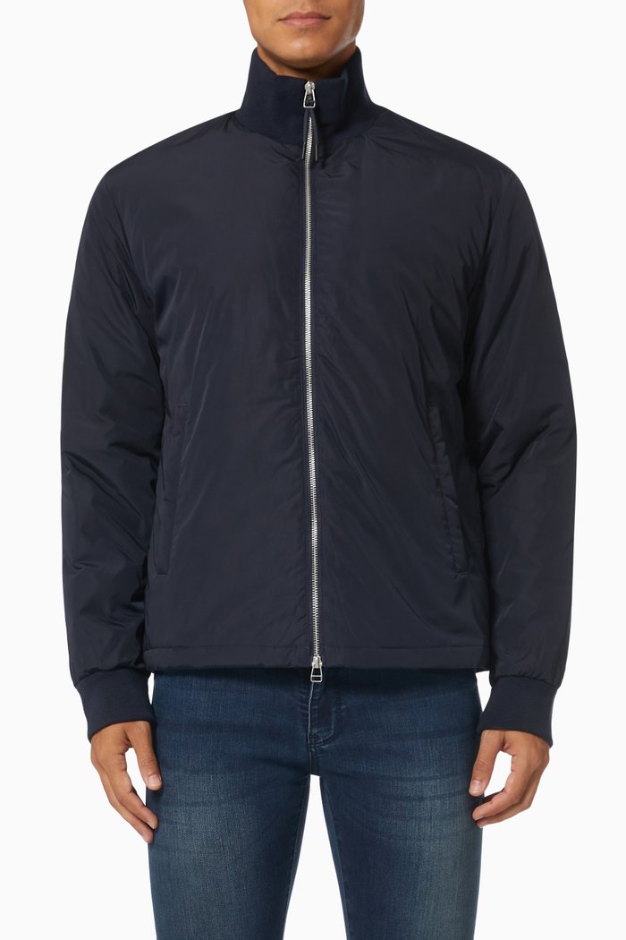 

Blupacker Ribbed Jacket, Blue