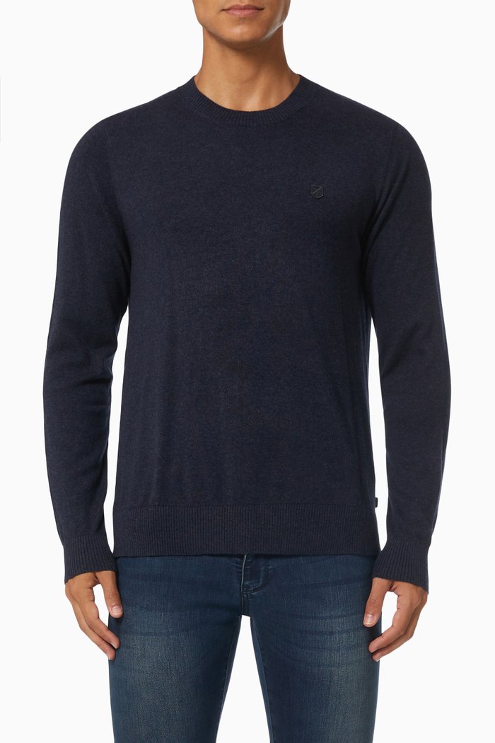 Bluray Sweater in Cashmere, Blue