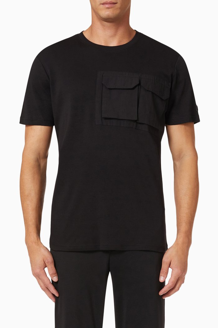 

Loca T-shirt in Cotton Jersey, Black