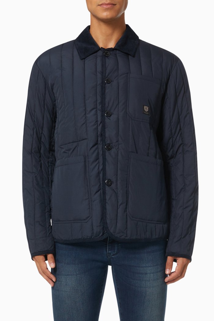 

Blulucas Worker Quilted Jacket, Blue