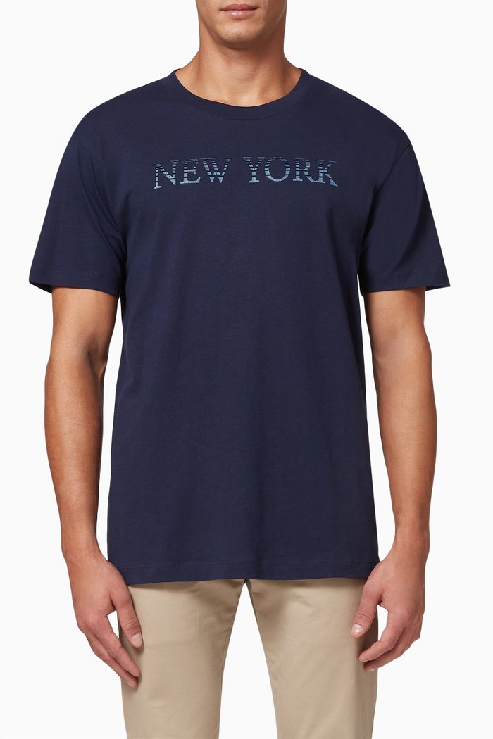 

Blujason T-shirt in Cotton Jersey, Blue