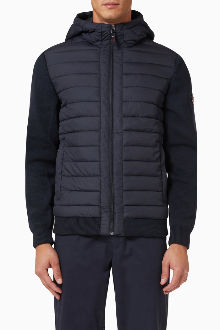 Insulated Jacket in Padded Nylon, Blue
