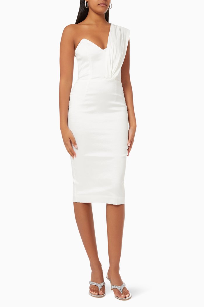 

Kaiya Midi Dress, White