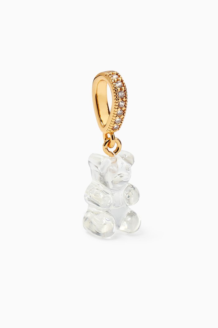 

Nostalgia Bear Pendant in 18kt Gold Plating & Resin