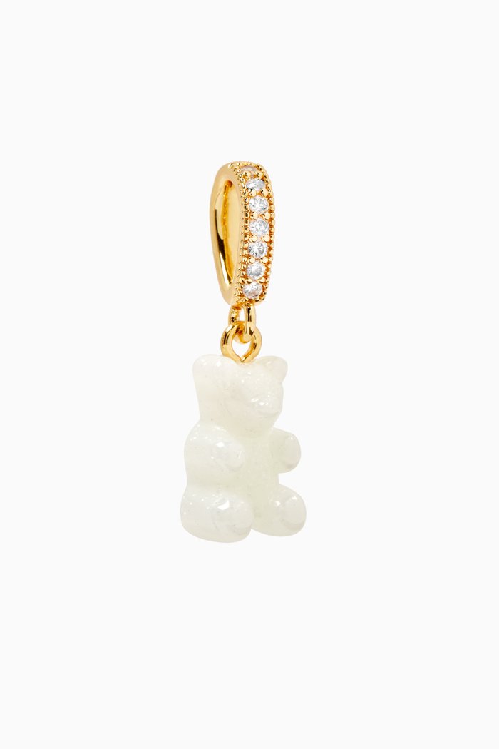 

Nostalgia Bear Pendant in 18kt Gold Plating & Resin, Neutral