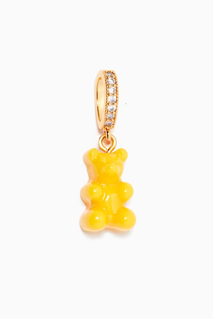 

Nostalgia Bear Pendant in 18kt Gold Plating & Resin, Yellow