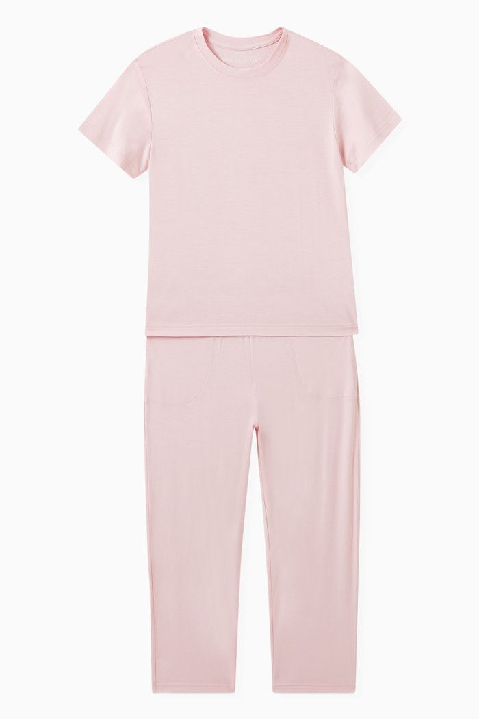 

Lara Pyjama Set in Stretch Micro Modal, Pink