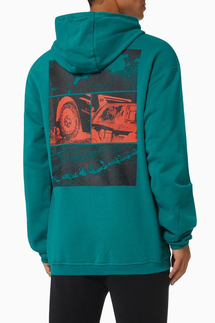 

Hoodie 004 in Cotton Terry, Blue