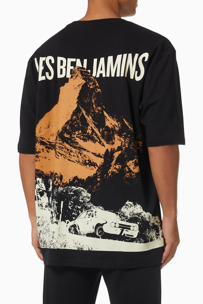 

Oversized T-shirt 007 in Cotton Jersey, Black