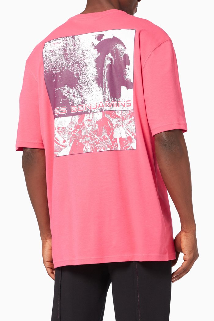 

Oversized T-shirt 009 in Cotton Jersey, Pink