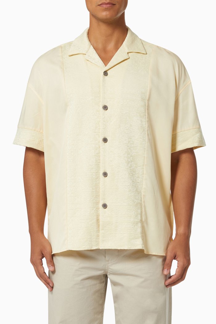 

Short Sleeve Shirt 002 in TENCEL™, Neutral