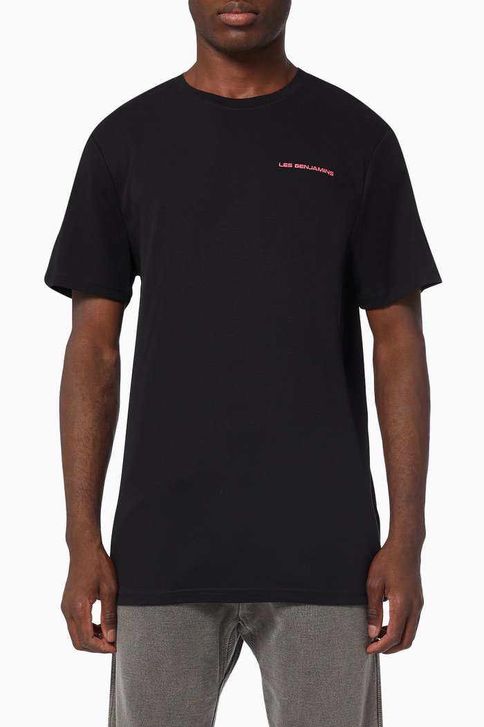 

Short Sleeve T-shirt 010 in Cotton Jersey, Black
