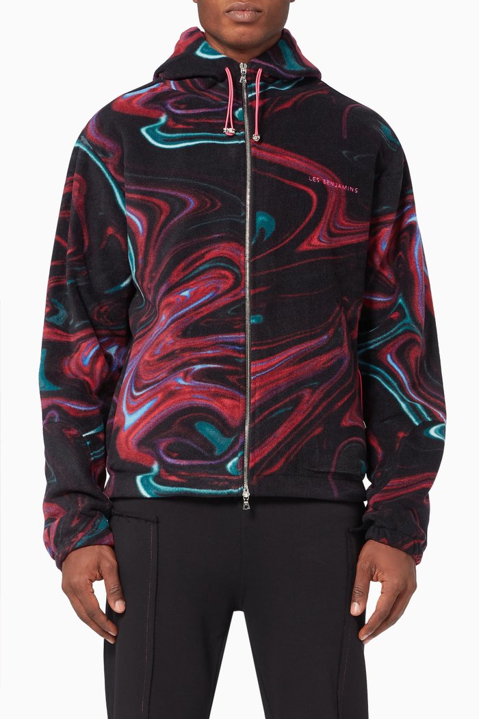

Zip Hoodie 002 in Technical Jersey, Multicolour