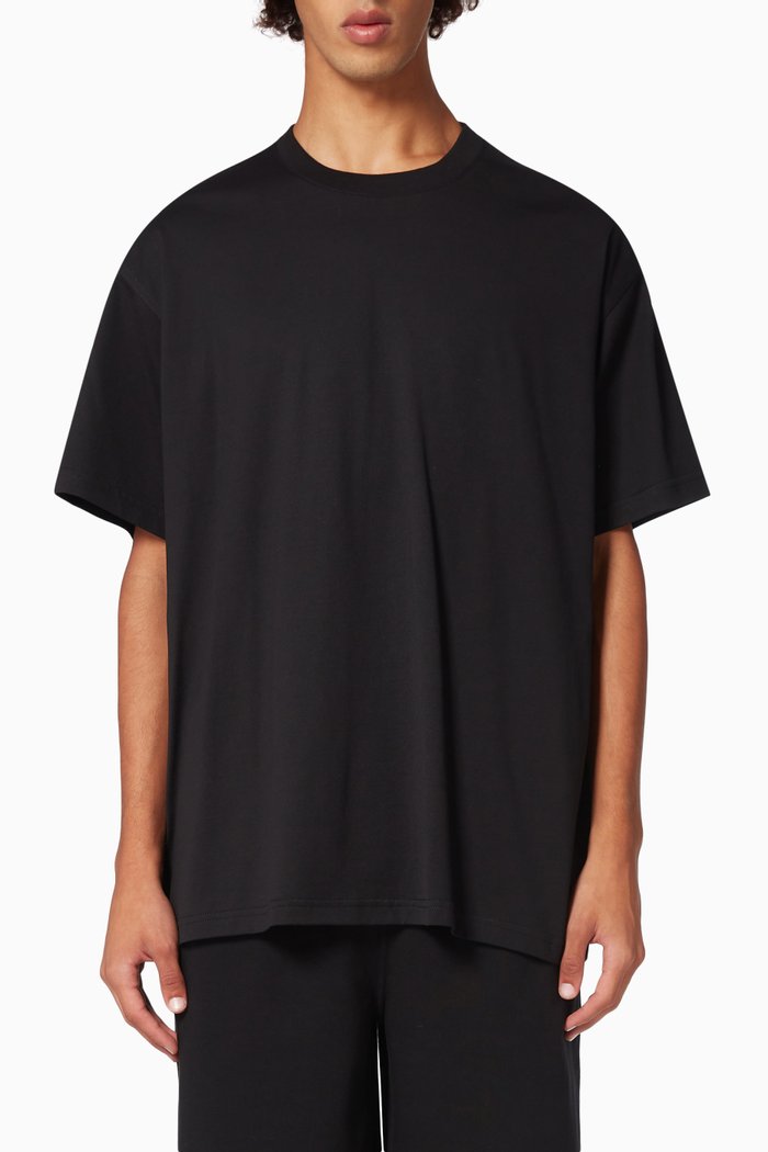 

Coordinates Oversized T-shirt in Cotton Jersey, Black
