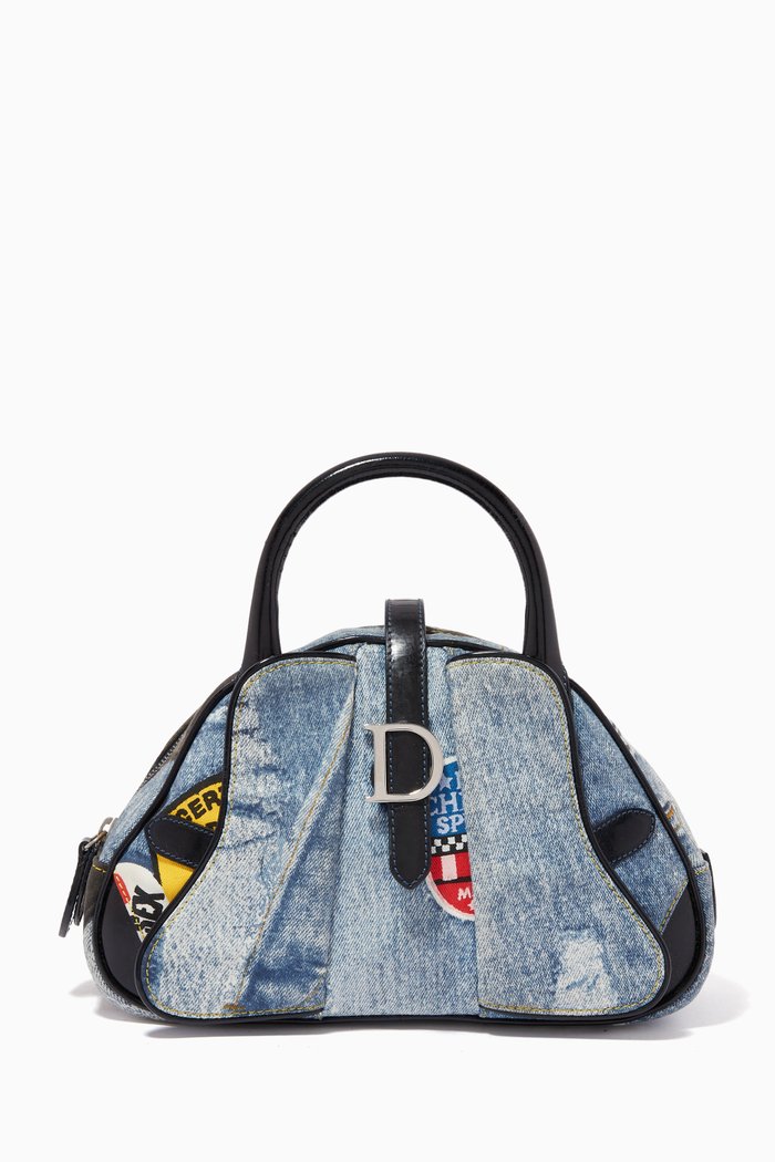 

Bowling Bag in Denim, Multicolour