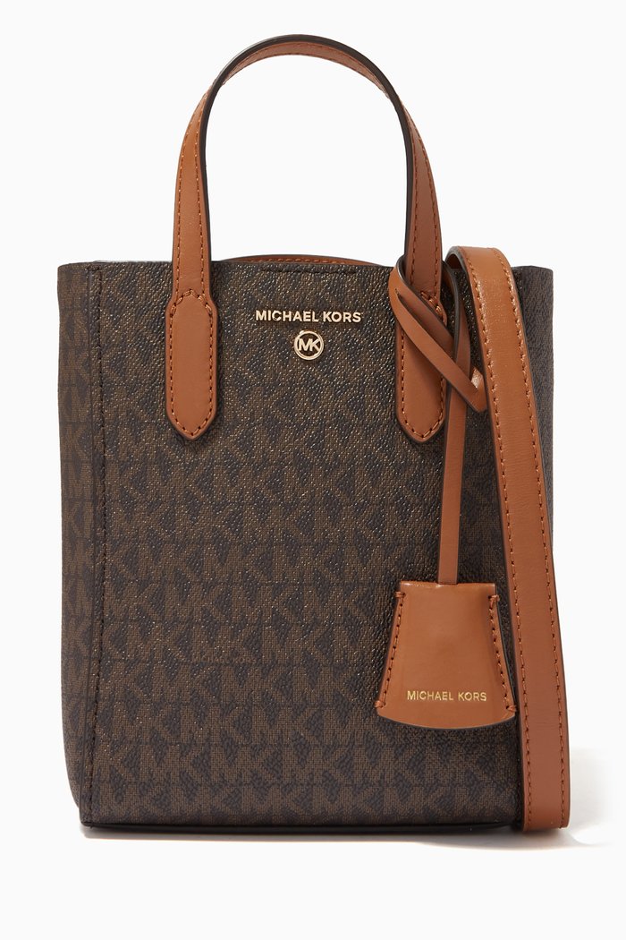 

Extra Small Sinclair Tote Bag in Logo Canvas, Brown
