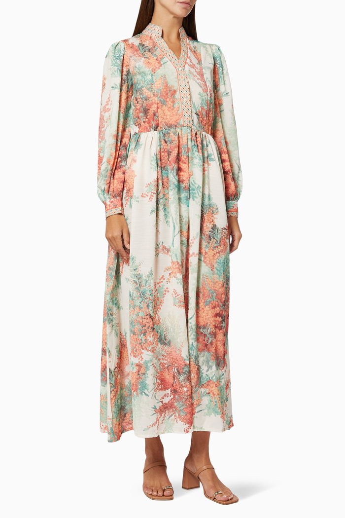

Malina Floral Dress, Orange