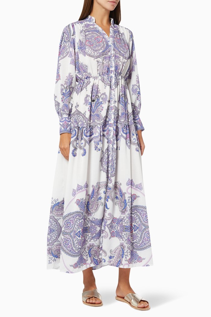 

Ava Shirt Dress, Purple