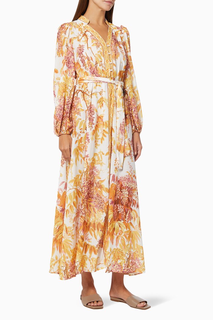 

Lucia Floral Dress, Yellow