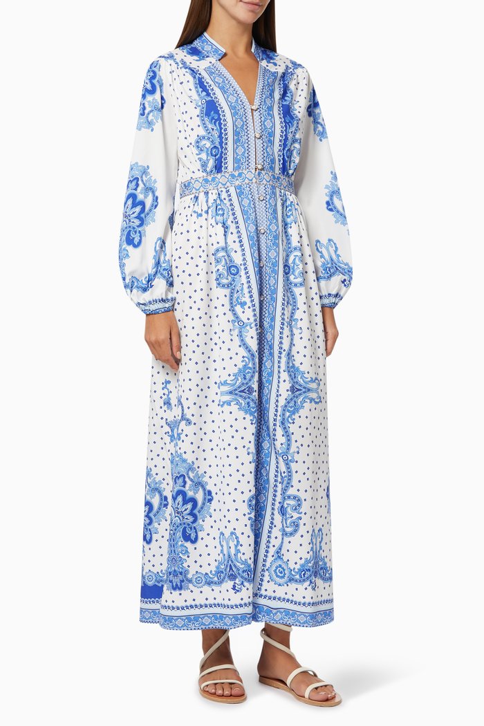 

Clara Floral Dress, Blue