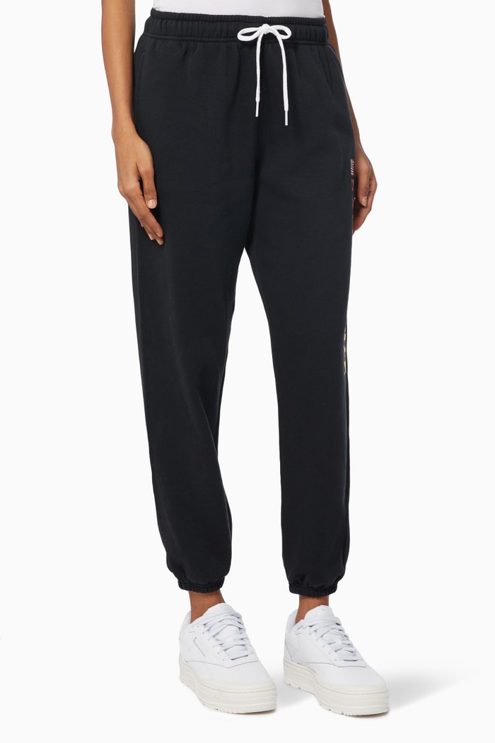 

Polo Sport Sweatpants in Cotton Blend Fleece, Black