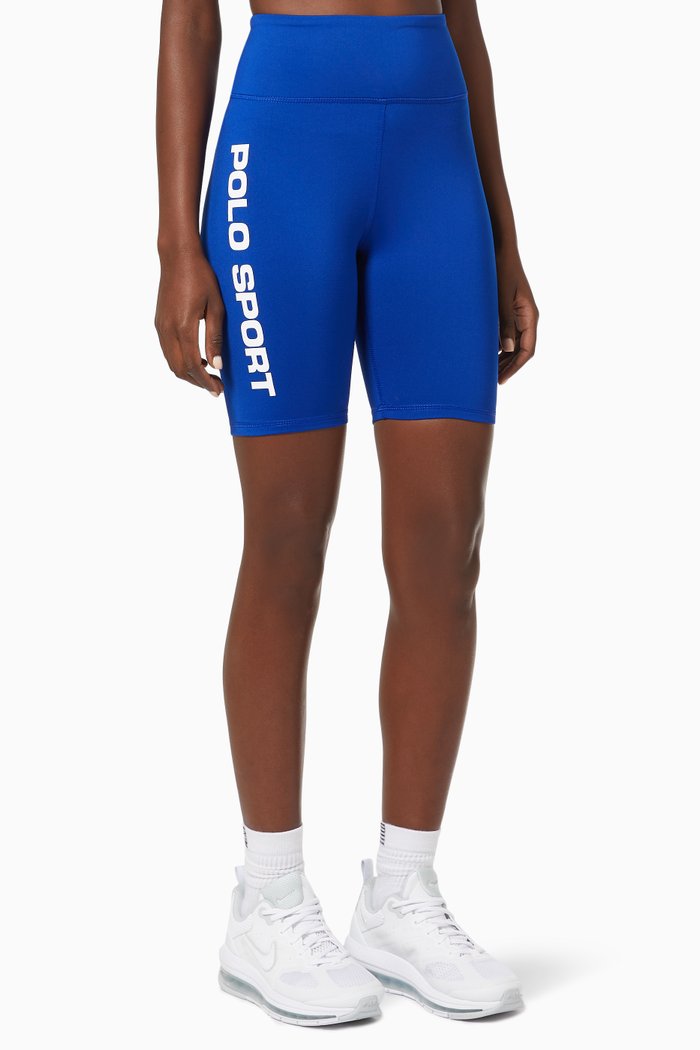 

Polo Sport Bike Shorts in Technical Blend Jersey, Blue
