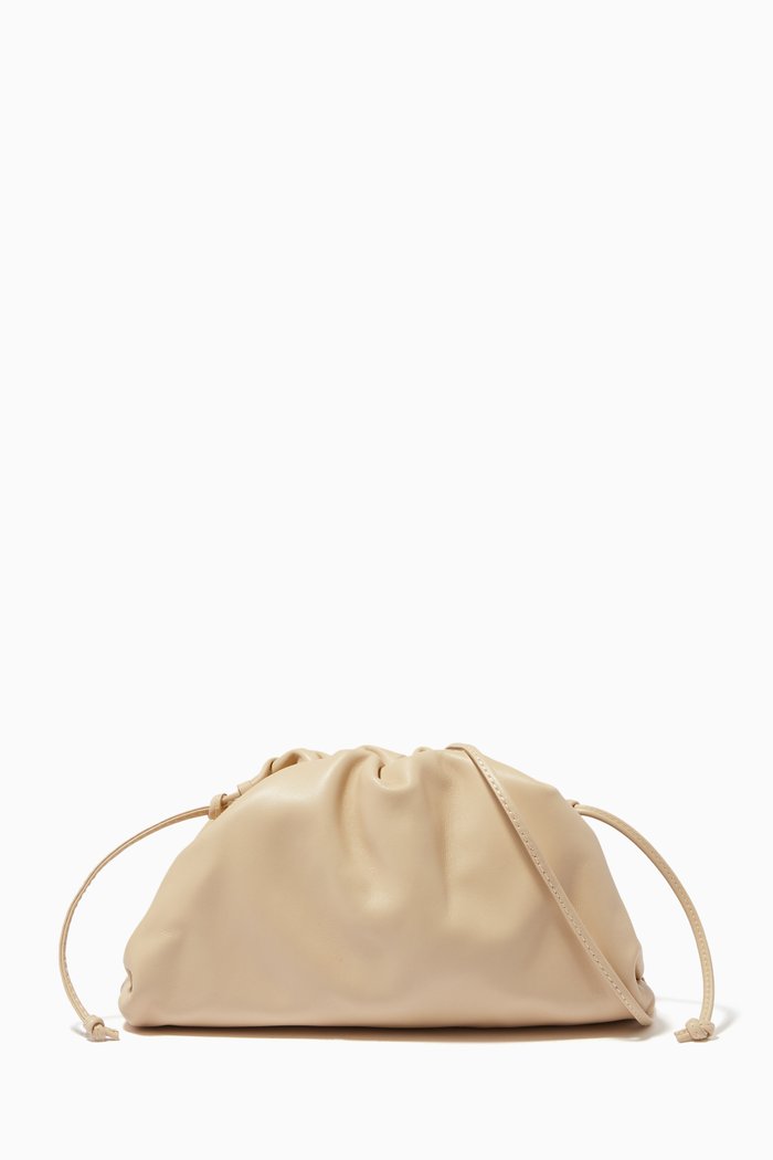 

Mini Pouch in Nappa Calfskin, Neutral
