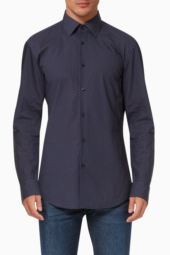 H Hank Kent Shirt in Cotton Poplin, Pink