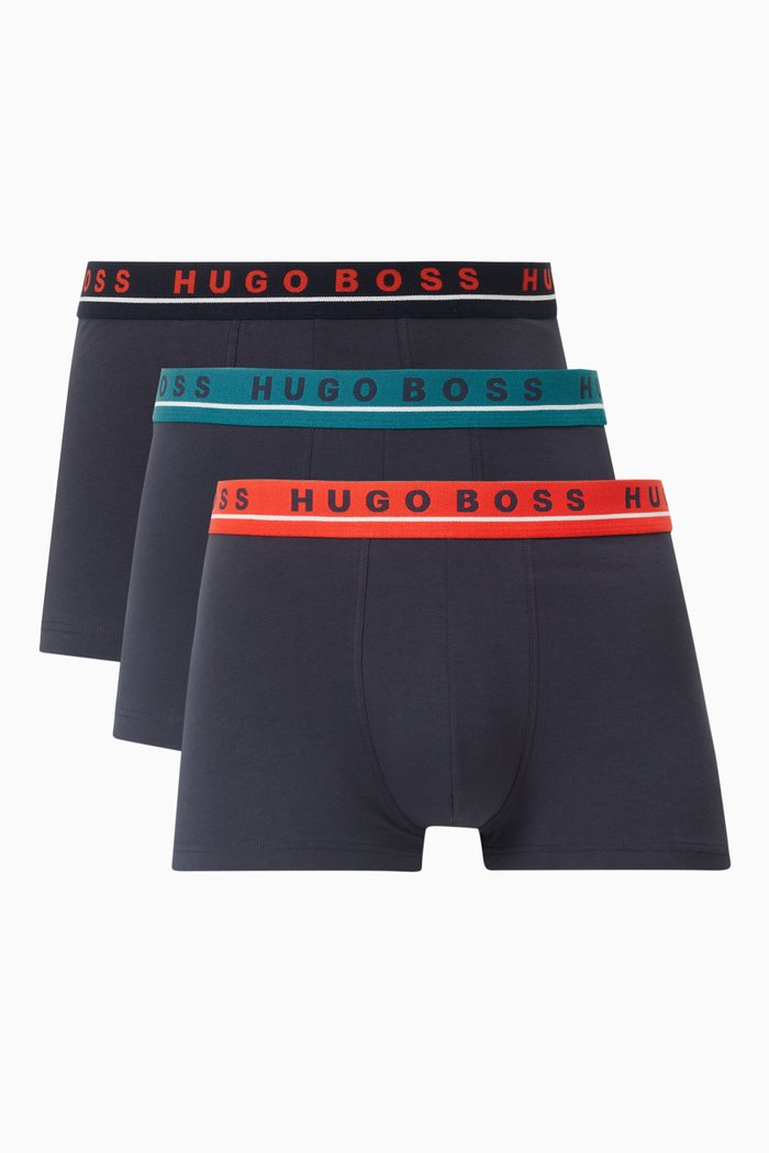 

Logo Trunks in Jersey, Set of 3, Multicolour