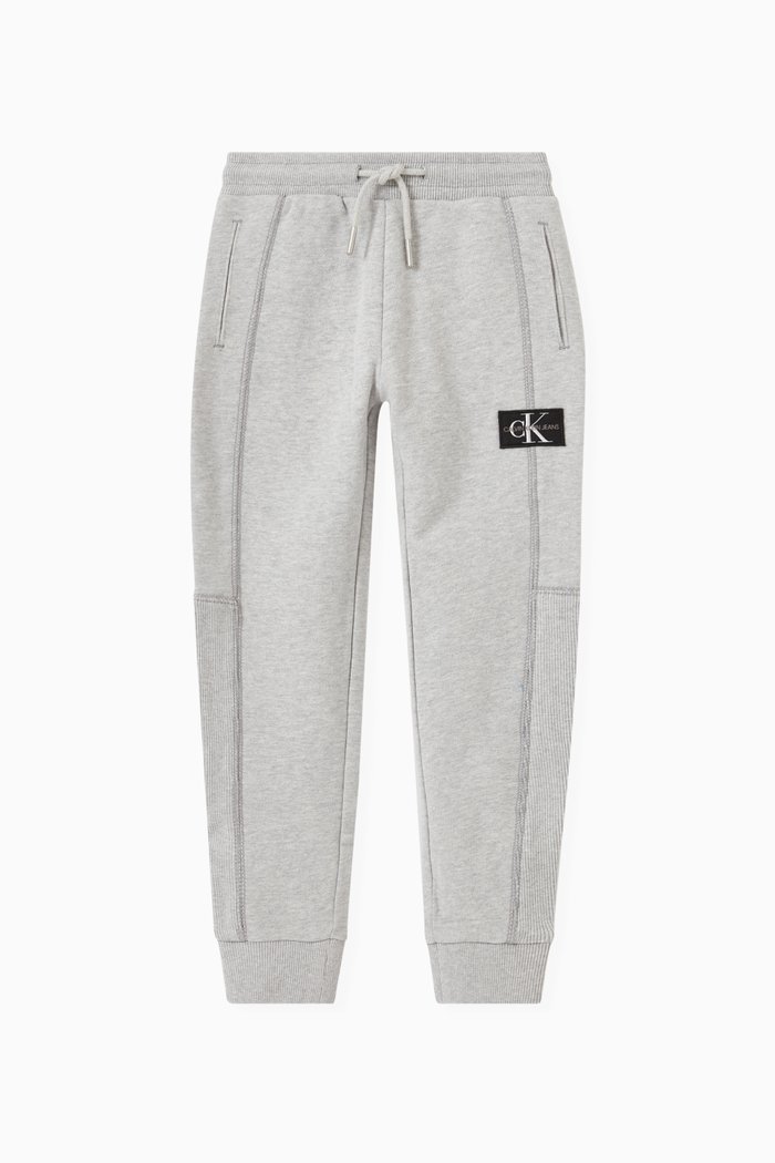 

Slim Jogger Pants in Organic Terry, Grey
