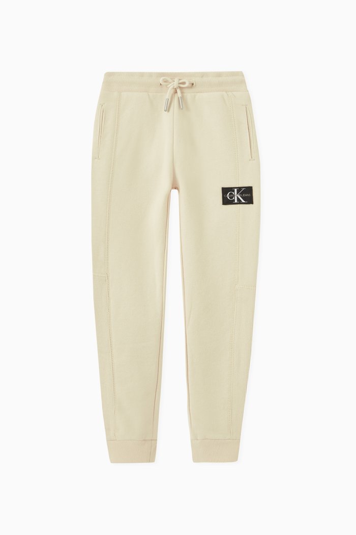 

Slim Jogger Pants in Organic Terry, Neutral