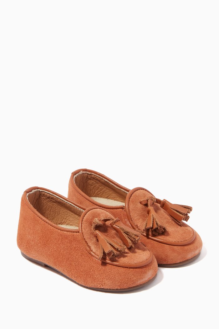 

Tassel Loafers in Leather, Neutral