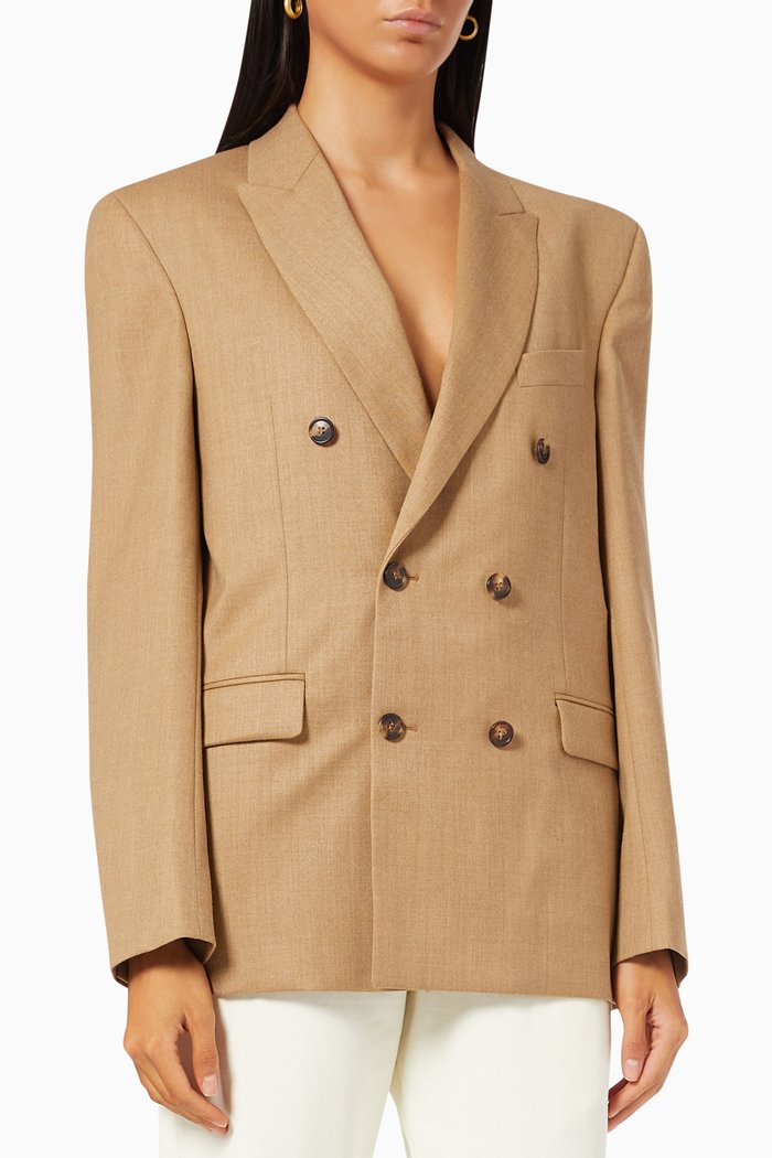 

Double Breasted Blazer, Neutral