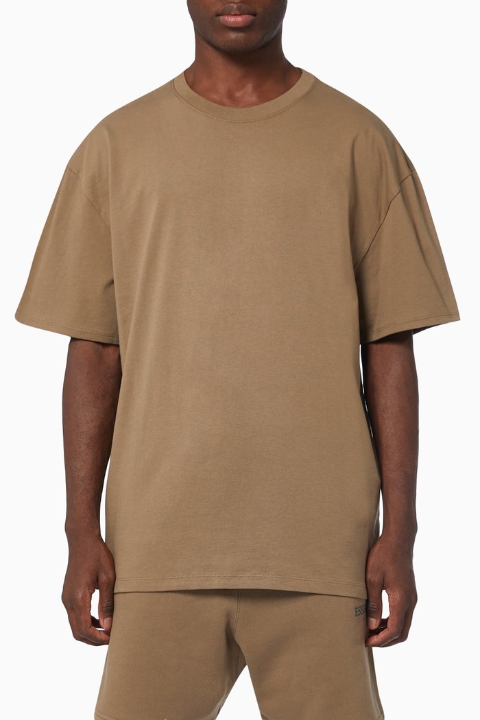 

Short Sleeve T-shirt in Cotton, Grey