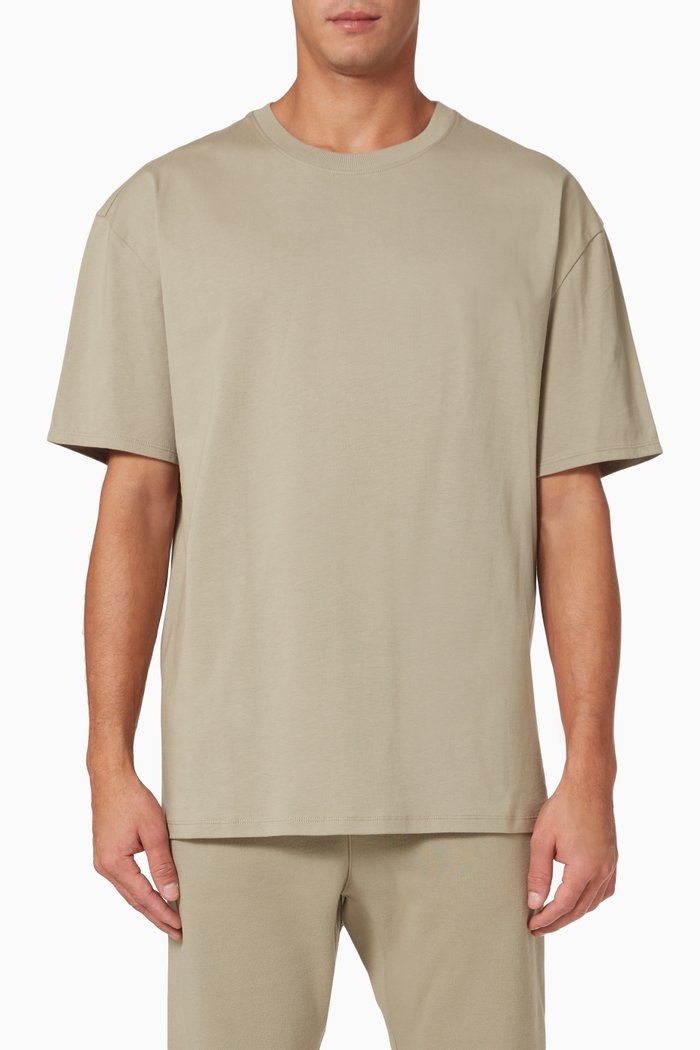 

Short Sleeve T-shirt in Cotton, Green